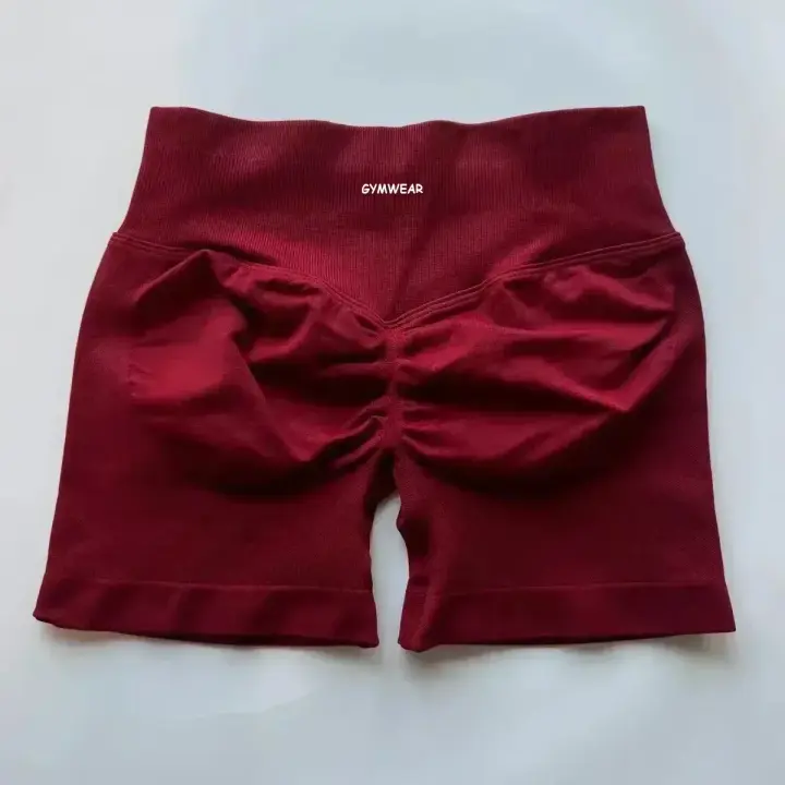 Gran oferta de pantalones cortos deportivos sin costuras para Mujer, pantalones cortos deportivos de cintura alta para verano, Yoga, Fitness, entrenamiento, ciclismo, motociclista, pantalones cortos de gimnasio para Mujer - 1