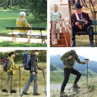 Palos de Caminar Plegables Ligeros 2pcs Equilibrio Ajustable para Ancianos - details 4