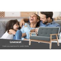 Sofá cuadrado sofá asiento asiento 2 personas escandinavo ca