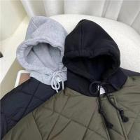 Parkas informales con capucha para niños, abrigos elegantes a la moda coreana para otoño e invierno, chaquetas holgadas de algodón que combinan con todo para niñas - details 9