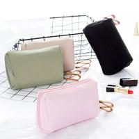 Bolso De Maquillaje Portátil Para Mujer Organizador De Cosméticos Bolsa De Monedas Mini Para Labiales Y Maquillaje Estilo Fashion Material Nylon - details 4