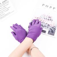 Guantes de satén elásticos para niña, guantes de boda, fiesta - details 7