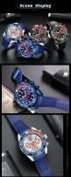 Reloj Deportivo de Cuarzo Mini Focus Impermeable, Multifuncional con Toma de Cuerda Giratoria y Dial Luminoso Regalo Perfecto para él - details 12