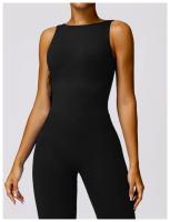 Monos de Yoga sin Mangas de Espalda Abierta Ropa de Gimnasio de Ajuste Cerrado para Mujeres - details 29