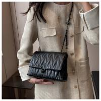 Bolso Cuadrado Bordado Rombo Bolso Cadena Bolso Mujer Bolso Moda - details 4