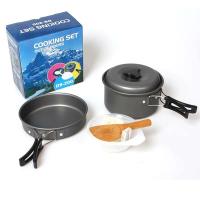 Utensilios de cocina para acampar, juego de sartenes y ollas de fácil transporte para Picnic DS200 para 2 personas - details 2