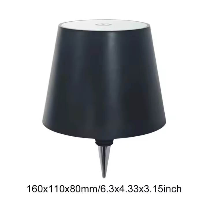 Lámpara de mesa táctil portátil, lámpara inalámbrica para botellas de vino, luz para mesa de comedor, decoración de fiesta de cumpleaños y Navidad - 1
