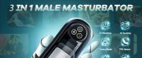 Leten masturbador masculino automático 10 modos de succión vibrante taza Mastubator con 3D realista texturizado bolsillo coño juguetes sexuales para hombres 18 - details 1