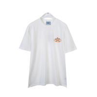 Camisetas Casuales de Verano para Hombres Algodón Puro, Cuello Redondo, Mangas Cortas, Novedad en Moda de Pareja - details 0