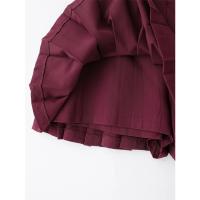 Falda corta plisada vintage casual con cremallera - details 6