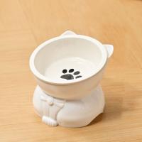 Dispensador de alimentos, cuenco de cerámica para gatos, cuenco creativo y bonito para base alta, alimentador antideslizante desmontable para mascotas, gatito y cachorro - details 14