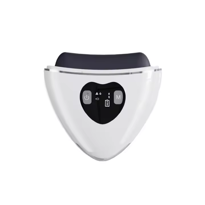 Nueva máquina raspadora de doble cabezal de microcorriente Bianshi EMS en forma de corazón, masaje facial de todo el cuerpo, puntos de acupuntura, bolsas de ojos, haga clic para promover - 1