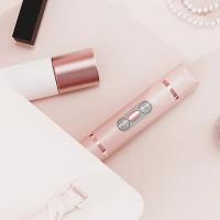 Maquinilla de afeitar eléctrica para mujer, afeitadora indolora, recortadora de pelo corporal para axila, Bikini, brazo, pierna, cara, bigote, portátil - details 20