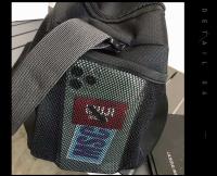 Bolsa de viaje con estampado personalizado de letras, gran capacidad, suave y ajustable, bolsa de viaje, entrenamiento, deportes, gimnasio, con bolsillo lateral de malla - details 11