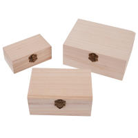 Caja de Madera de Alta Calidad S/M/L con Tapa Artesanal y Encaje Cuadrado para Decoración del Hogar y Almacenamiento de Suministros - details 38