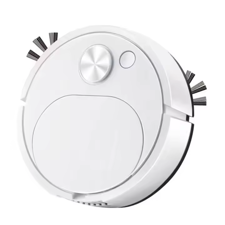 Aspiradoras automáticas con carga USB, Mini máquina de limpieza inteligente, Robot de barrido y fregado, blanco - 1