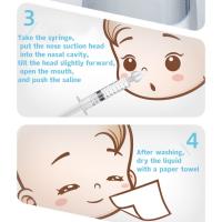 Limpiador de nariz para bebé, aspirador Nasal, cuidado del bebé, 2 piezas - details 2