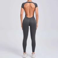Monos Deportivos Fiess para Mujer 2024 Conjunto de Yoga Activo en Gris, Negro, Rojo, Marrón, Naval - details 24
