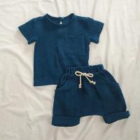 Conjunto De Ropa Para Bebés De Algodón 2 Piezas Vestimenta Infante Niño Y Niña Ropa De Verano Suave Con Romper Y Camiseta Para Bebés Recién Nacidos Y Niños Pequeños - details 24
