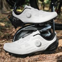 Zapatillas de ciclismo para hombre, calzado para bicicleta de montaña, Compatible con el sistema SPD, calas de Pedal para montar en exteriores e interiores - details 3