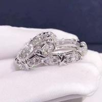 Andara Anillo de Plata Esterlina con Zirconia AAA Diseño Tejido de Plata para Mujer - details 8