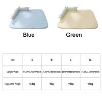 Cama para perro tipo sofá, transpirable, refrescante, antideslizante, suave, lisa, cómoda, extraíble, para verano. - details 0