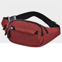 Cintura universal para hombres y mujeres Bolso cruzado de moda de color sólido - details 27