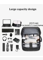 Mochila de Viaje Impermeable 17 Pulgadas para Laptop de Negocios con Bolsa para Zapatos Separable - details 3