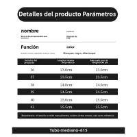 Botas de Lluvia de Moda Medios de la Pantorrilla Zapatos Impermeables de Alta Calidad para Señoras - details 0