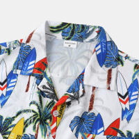 Camisa de manga corta para hombre, Camisa ajustada con estampado de flores fragmentadas, serie CS, primavera y verano, 2024 - details 73