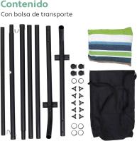 Hamaca de Acero Sólido Portátil Hamaca para 2 Personas con Mesa Auxiliar - details 85
