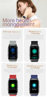 2025 Nuevo T69 Smartwatch Asistente de voz SOS Bluetooth Llamada Detección de frecuencia cardíaca Linterna Modo deportivo Compatible con Android IOS Smartwatch - details 10