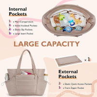 Pañales para bebés, bolso de lactancia, artículos de maternidad, hombro para mamás, bolso colgante para cochecito - details 5
