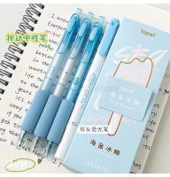Juego de rotuladores de Gel Kawaii para estudiantes, Set de bolígrafos de escritura, material de papelería escolar, regalo para niños, 4 unidades - details 1