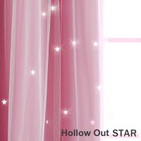 Cortinas de dormitorio opacas aislantes de doble capa con gafas de protección UV, 1 pieza - details 14