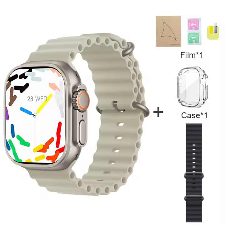 2025 Nuevo HK9 Ultra 2 MAX Smartwatch Bluetooth Llamada Detección de frecuencia cardíaca Modo deportivo Linterna 1GB de memoria AMOLED Compatible con Android IOS Smartwatch - 1