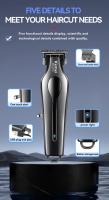 Recortadora de pelo de precisión inalámbrica para hombres, cortadora de cabello profesional, recortadora de barba, cortadora de cabello recargable, cero Gapped - details 4