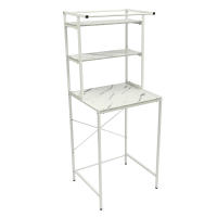 Lavadoras estantes organizador de baño baño balcón baño baño estante superior de inodoro recepción al suelo - details 4