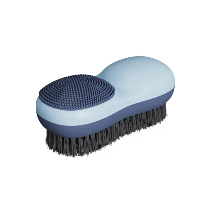 Cepillo de lavado de pelo suave de doble cara no daña la ropa agarre doméstico cómodo cepillo de limpieza artefacto multifuncional - 1