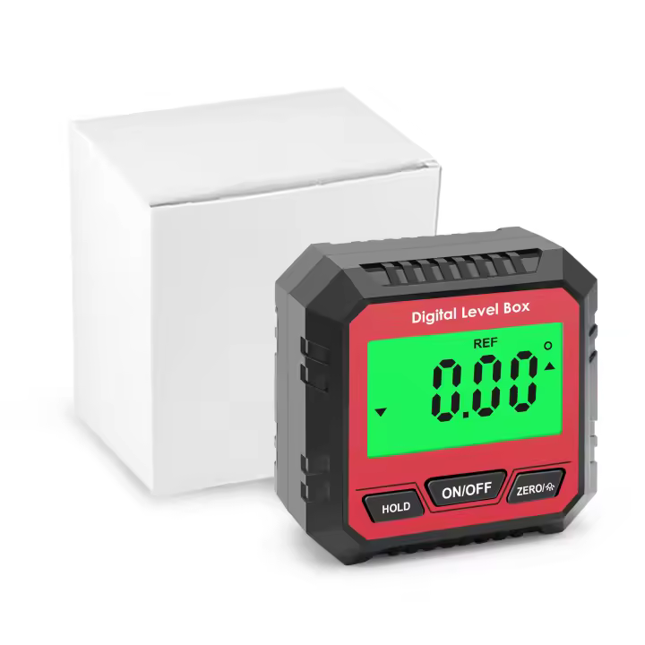 Mini caja de nivel Digital, indicador de ángulo, Inclinómetro de transportador magnético, 360 grados, herramienta de medición de retroiluminación de precisión para carpintería - 1