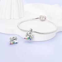 Colgante de luciérnaga que brilla en la oscuridad, cuentas de plata 925, compatible con pulseras originales, collar, regalos de Navidad, joyería para niña - details 18