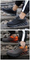 Zapatos de seguridad para el trabajo para hombre, calzado especial antipinchazos, antideslizante, para exteriores, para construcción - details 11