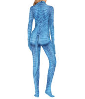 Película de anime de Halloween avatar 2, hombres y mujeres, cola, misma cosplay, ropa ajustada de una pieza - details 7