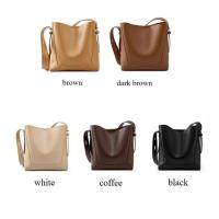 Bolso de hombro de diseñador de cuero dividido Material de piel de vaca estilo Casual bolso de cuero genuino nueva moda diseño de axila - details 1