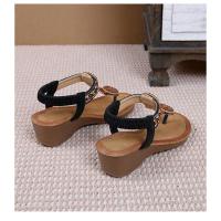 Sandalia de Cuña Mujer 2025 Boho Chic con Cristales - Plataforma Cómoda para Playa, Fiesta y Diario, Zapatos de Verano Elegantes Moda Primavera-Verano - details 38