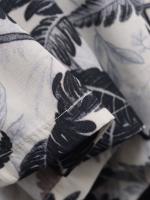 Ropa de mujer europea y americana popular temperamento francés ligero femenino vestido de gasa estampado de lujo - details 11