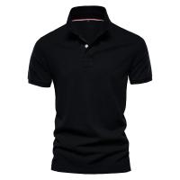 nuevos Polos de algodón para hombre, Polo clásico de Color sólido, Polo Social de negocios informal de alta calidad para hombre - details 8
