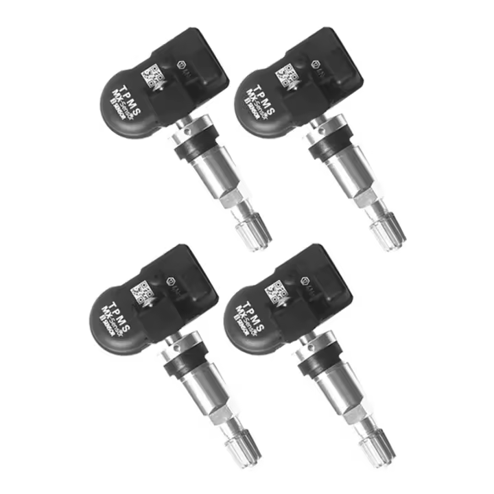 4 Uds programación MX Sensor TPMS Monitor de presión de neumáticos Sensor 315MHZ 433MHZ Universal 2 en 1 herramienta de reparación para Autel Silver - 1