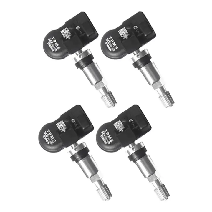 4 Uds programación MX Sensor TPMS Monitor de presión de neumáticos Sensor 315MHZ 433MHZ Universal 2 en 1 herramienta de reparación para Autel Silver - 1