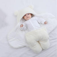 Manta de Invierno para Bebé Recién Nacido Envoltura de Algodón con Diseño de Dibujos Animados Bolsa para Dormir de Espesor Cocoon para Bebé 0-6Months - details 2
